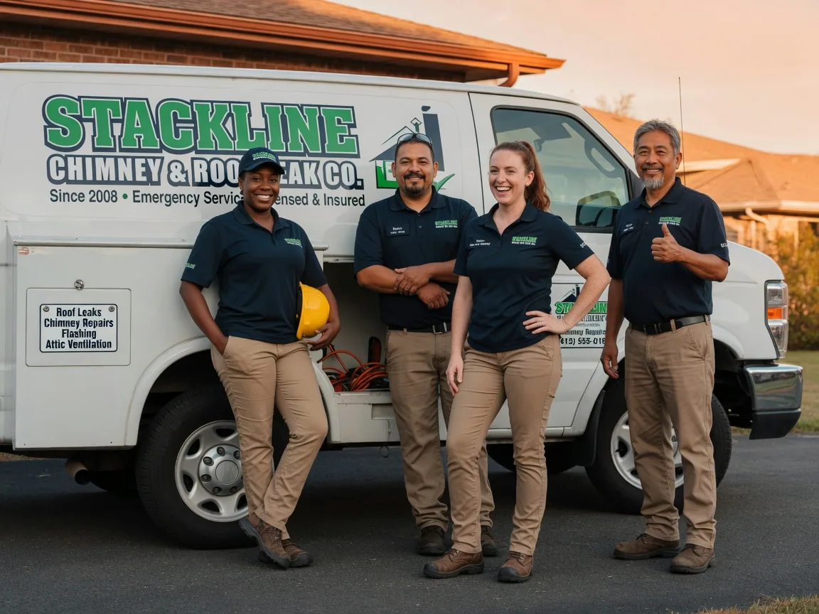 Chimney flashing repair company in Hudson, IA